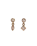 Talia - Diamond Drop Studs